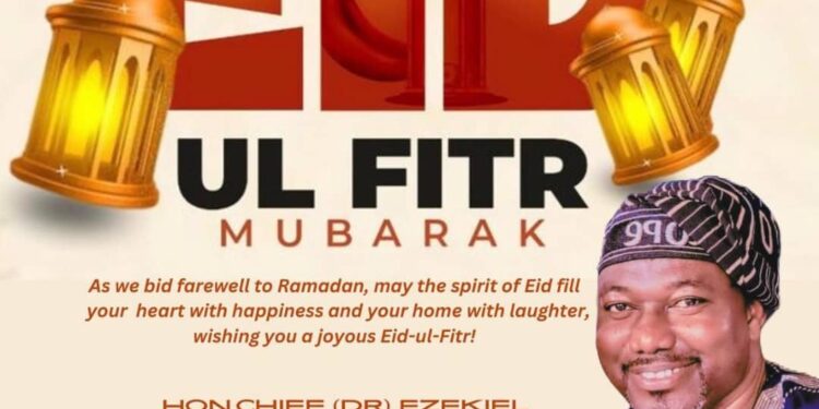 OTOPE Felicitates with Muslims, Constituents, Urges Continuation of Ramadan’s Lessons