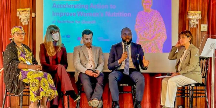 Conference of Speakers’ Chairman, Ogundoyin Champions Nutrition For Women, Adolescent Girls at Paris Summit*