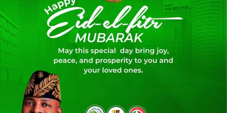 Akinyele Council Boss, Hon Akinwole Akinleye Felicitates Residents on Eid-El-Fitr, Urges Them to Imbibe Ramadan Teachings