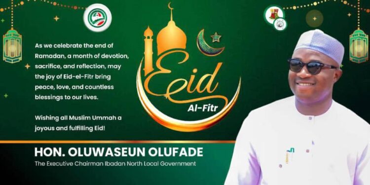 Eid-al-Fitr: IB’North Council Chairman, Olufade Felicitates Muslim Ummah, Reaffirms Commitment To Development