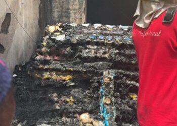 Just In: Fire guts Oyo market