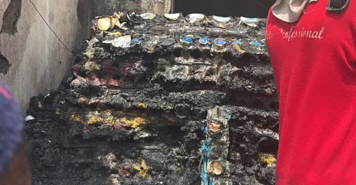 Just In: Fire guts Oyo market