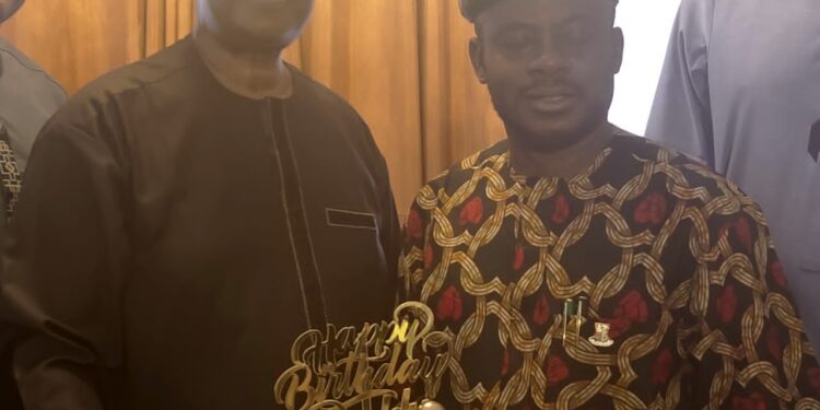 IB’North Council Chairman, Olufade Condoles Hon. Sheriff Adeojo On The Passing Of His Father, Chief Yekini Adeojo*