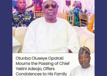 IB’North Council Chairman, Olufade Condoles Hon. Sheriff Adeojo On The Passing Of His Father, Chief Yekini Adeojo*