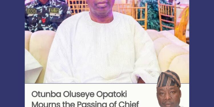 IB’North Council Chairman, Olufade Condoles Hon. Sheriff Adeojo On The Passing Of His Father, Chief Yekini Adeojo*