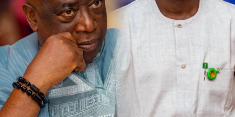 Agboworin congratulates Chief Barr. Ajewole on his re-election as CCII President-General