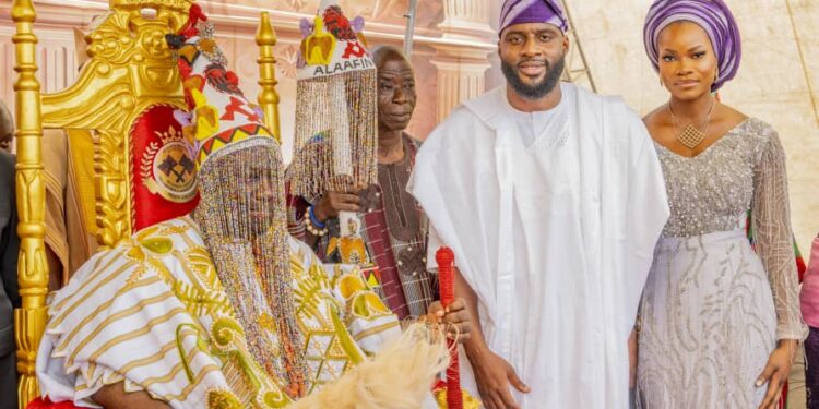 Oyo Speaker, Ogundoyin Congratulates 46th Alaafin, Oba Abimbola Owoade on His Coronation*