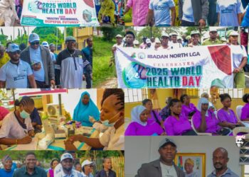 Olufade Leads Ibadan North In Marking 2025 World Health Day With Fitness Walk, Free Medical Services