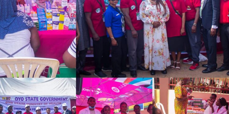 PHOTOS: Ibadan Council Chair, Akintayo Praises First Lady, ANPA Over Free Healthcare To Residents