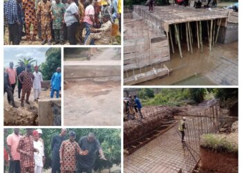 Restoring Hope:  Hon. Sanda reconstructs Olukunle Olodo Culvert of 2m x 4m Single Box Culvert
