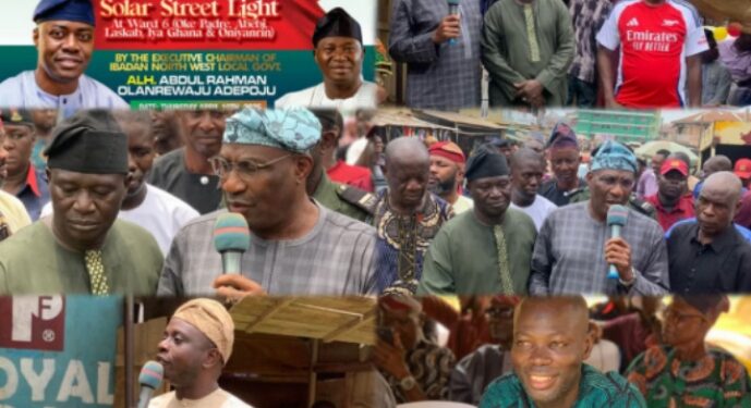 Ibadan North West Agog  As Council Boss,Adepoju Unveils Multimillion Infrastructural Projects*   ….As Gov. Makinde’s S.A on security matter highly commended the “Prudent Council Boss, Adepoju”