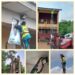 Photonews: Oyo Lawmaker Olusola Owolabi Lights Up Agugu Police Station, Amotekun Office with Solar Lights*