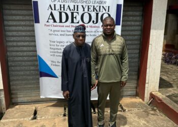 Sheriff Adeojo Receives Obasanjo as Ex President Pays Condolence Visit To Family In Ibadan