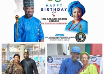Birthday: Hon. Comforter Felicitates Colleague Hon. Babajide Gabriel (The Jagaban Of 9th & 10th Assembly) On His Birthday Anniversary