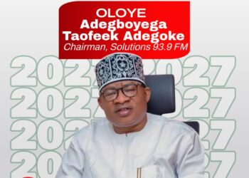 [BREAKING] Solutions 2027: Oloye Adegoke Charts His Course To Agodi Government House*