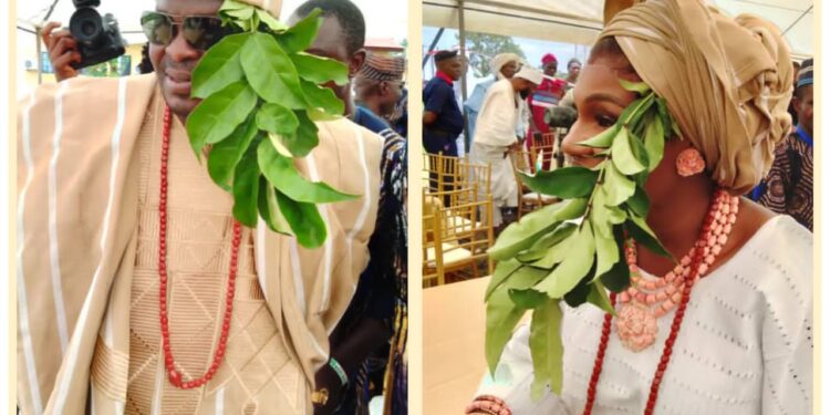 Sheriff Adeojo, wife honours with Parakoyi Chieftaincy title
