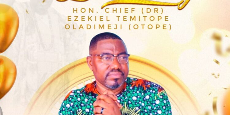 Dr. Temitope GLORIOUS Felicitates DG. Oyo Laision Offices, Chief Ezekiel OTOPE on Birthday Celebration