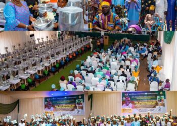 Photos News: Agboworin Again, Agboworin Empowers Over 100 Youths, Women With Stainless Mixers, Industrial Burners, Gas Cylinders, Cash   …Distributes Tricycle Wheelchairs To 150 People Living With Disabilities