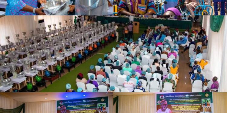 Photos News: Agboworin Again, Agboworin Empowers Over 100 Youths, Women With Stainless Mixers, Industrial Burners, Gas Cylinders, Cash   …Distributes Tricycle Wheelchairs To 150 People Living With Disabilities