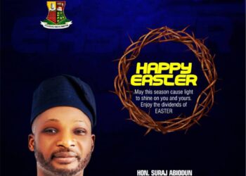 EASTER: Tiamy Felicitates Christians, Advocates Tolerances, Love, Unity Amidst Economic Hardship