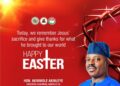 Akinyele Council Boss, Hon Akinwole Akinleye Sends Easter Message to Akinyele LG People, Emphasizing Unity, Love, and Togethernes