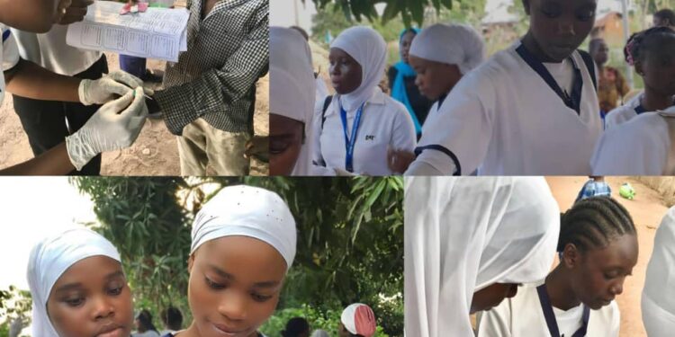 PHOTOS: Iseyin Community Benefits from Free Malaria Screening and Health Talk