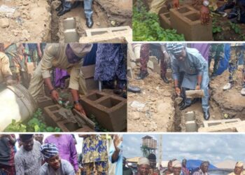 Egbeda LGA Chairman, Sanda Supports Two Communities with cash and Solar Borehole 