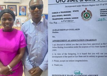 Ibadan-based Journalist Alhaji Ridwan Oyelakin Appointed Chairman of Oyo State Inline Skating Association