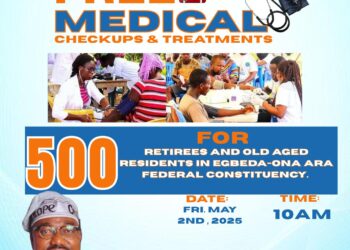 OTOPE Foundation Announces Free Medical Checkup and Treatments for Retirees and Elderly Residents in Egbeda & Ona-Ara LGs