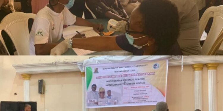 Ibadan South West Local Government Celebrates 4 Years of Dedication with Medical Outreach and Prayer Session