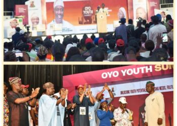 Oyo Youth Summit 2025: Thousands Storm ICC as Governor Makinde Pledges Greater Opportunities for Youth Empowerment