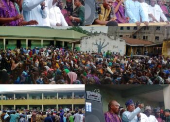 SOLUTIONS 2027: Oloye Adegoke Storms Ibadan NorthWest PDP Meeting, Donates Borehole, Splashes Millions Of Naira On Party Members