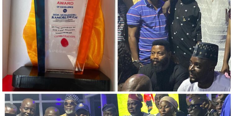 PSC ’012 Set of Ibadan Poly Celebrates First Reunion, Honors Lagelu Chairman Hon. Kamorudeen with Award of Excellence