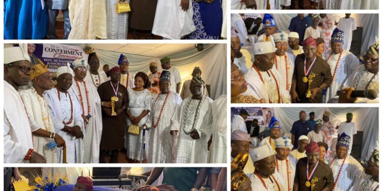 Lagelu Chairman Hon. Mudashiru Kamorudeen Honored as Ibadan Culture Ambassador by CCII