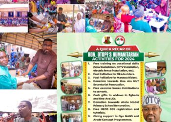 Monthly Empowerment and Initiative Programs Will Continue Uninterrupted in Egbeda/Ona-Ara Federal Constituency – OTOPE