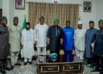 Ex-Presidential Candidate, Gbenga Hashim, Meets Plateau Governor Muftwang As Middle Belt Convention Worship Kicks Off