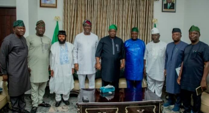 Ex-Presidential Candidate, Gbenga Hashim, Meets Plateau Governor Muftwang As Middle Belt Convention Worship Kicks Off