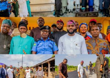 Photos News: Oyo Speaker, Ogundoyin Continues Working Visit to Lanlate, Extends Financial Support to General Hospitals, Distributes Solar Lights*