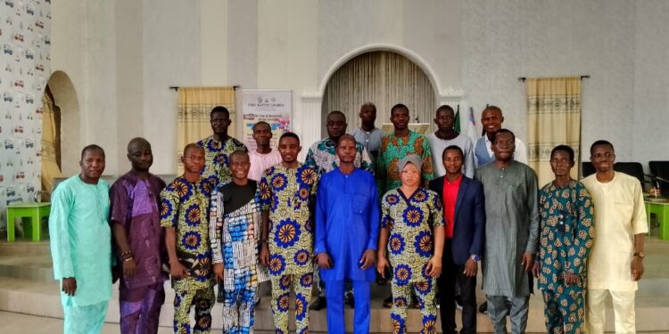 Building Future Leaders: Hon. Adeleke Advocates Academic Dedication at Baptist Youth Event