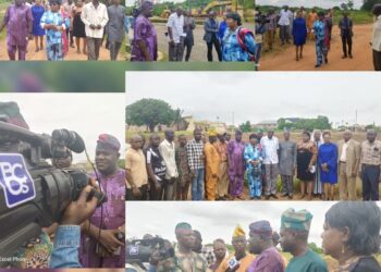 Breaking News: Twins Radio Project in Igboora Receives Major Boost as BCOS Conducts Site Inspection — Hon. Olusola Adeleke Commended for His Commitment.
