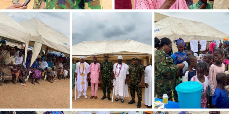 Lagelu Chairman, Hon. Kamorudeen Commends NAF on Commitment to Community Service as Force Marked 61st Anniversary with Medical Outreach in Ejioku