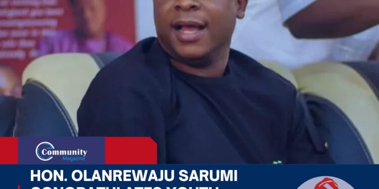 Hon. Olanrewaju Sarumi Congratulates Youth Agency Board Chairman on One Year of Transformative Leadership