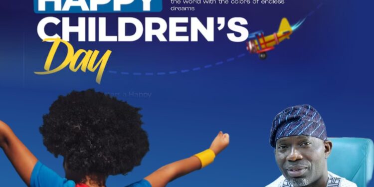 Children’s Day: Hon. (Dr.) Ezekiel Temitope Oladimeji (OTOPE), Celebrates Future Leaders, Applauds Gov. Makinde’s Free Shuttle Initiative