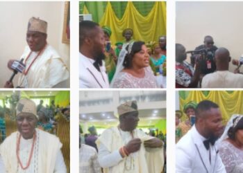 Adeduntan Attends Oyo, former Chief of Staff Daughter’s Wedding  ..harps on unity and love in the new family