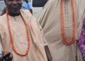 Mogaji Eegunjenmi Adekunle Busari Felicitates with Abiola Iyiola on His Installation as Bada of Ibadanland