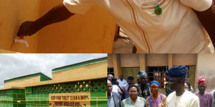 Egbeda LG Commissions Solar-Powered Borehole, Toilets in Wakajaye Community
