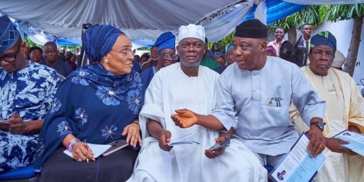 Adelabu Absent as Top APC Leaders Attend Ajimobi Memorial; Intra-Party Tensions Boil Over Ahead of 2027