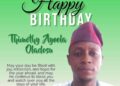 Oyo State Grassroot Political Headquarter, Alhaji Wasiu Adeleke Dynasty Hails Timothy Oladosu on His Birthday: