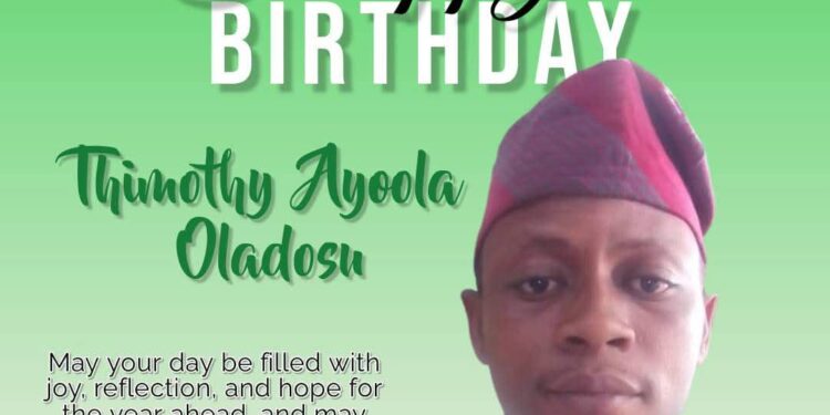 Oyo State Grassroot Political Headquarter, Alhaji Wasiu Adeleke Dynasty Hails Timothy Oladosu on His Birthday: