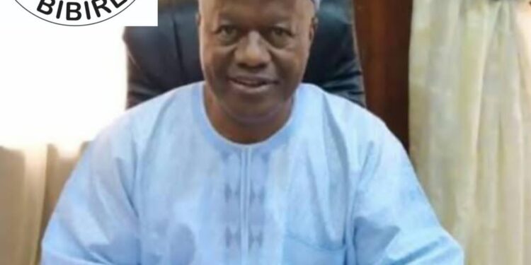 Hon. Kazim Adeyinka Bibire Congratulates Alhaji Kamoru Aderibigbe On Reappointment As Oyo Civil Service Commission Chairman
